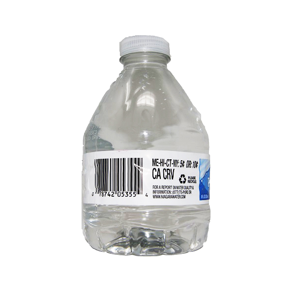 Paquete de 10 botellas de agua purificada de 8 onzas, paquete de 80  botellas pequeñas de agua, mini botellas de agua, agua embotellada de 8  onzas