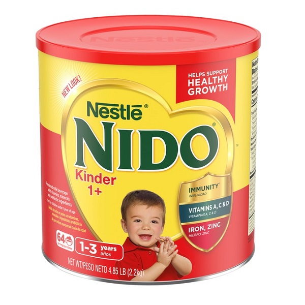 letra Viajero sed Leche En Polvo Para Niños De 1 A 3 Años Kinder 1+ Nido, Nestle. 2.2 kg  (4.85 Lbs). - iTengo