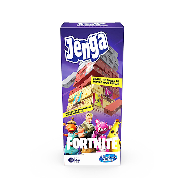 Juegos Hasbro Jenga fortnite Edición Juego juego de torre de apilamiento de bloques de madera.. 