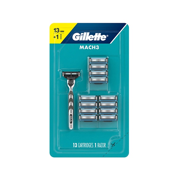 Gillette Mach3 afeitadoras para hombres, cuchillas de repuesto para  afeitadora de, 8 cuchillas (embalaje puede variar)