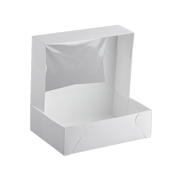 Caja Tarta Blanca Con Tapa 20X20X15 Cm - CreaTuSabor