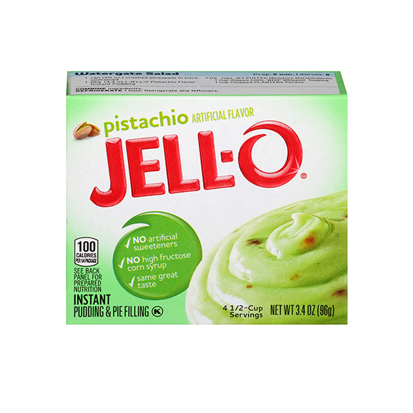 Jell-O - Pudín instantáneo de pistacho de gelatina sin azúcar, caja de 1  oz, paquete de 3 (3 onzas en total)