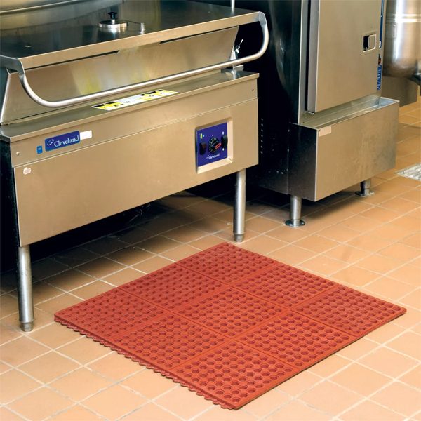 USTIDE Tapete de cocina de granja de 20 x 48 pulgadas, tapete de cocina de  goma antideslizante para piso, duradero, resistente a las manchas, alfombra
