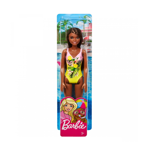 Barbie Morena Con Traje Baño, Mattel. - iTengo