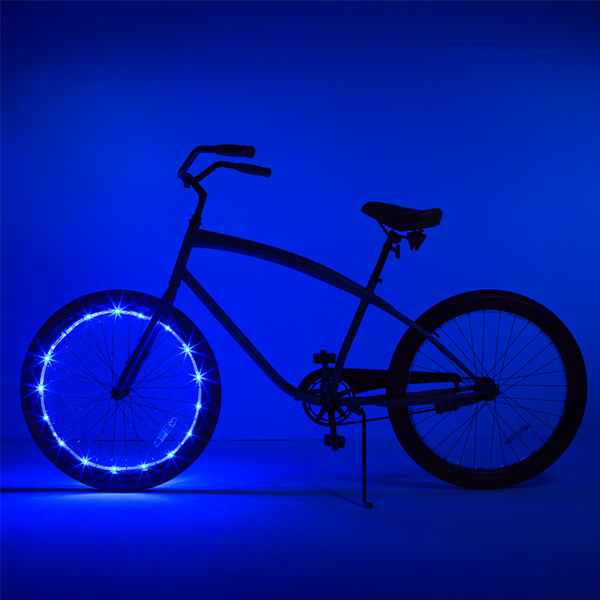 Luces LED Para Bicicletas, Color Azul, WheelBrightz. - iTengo